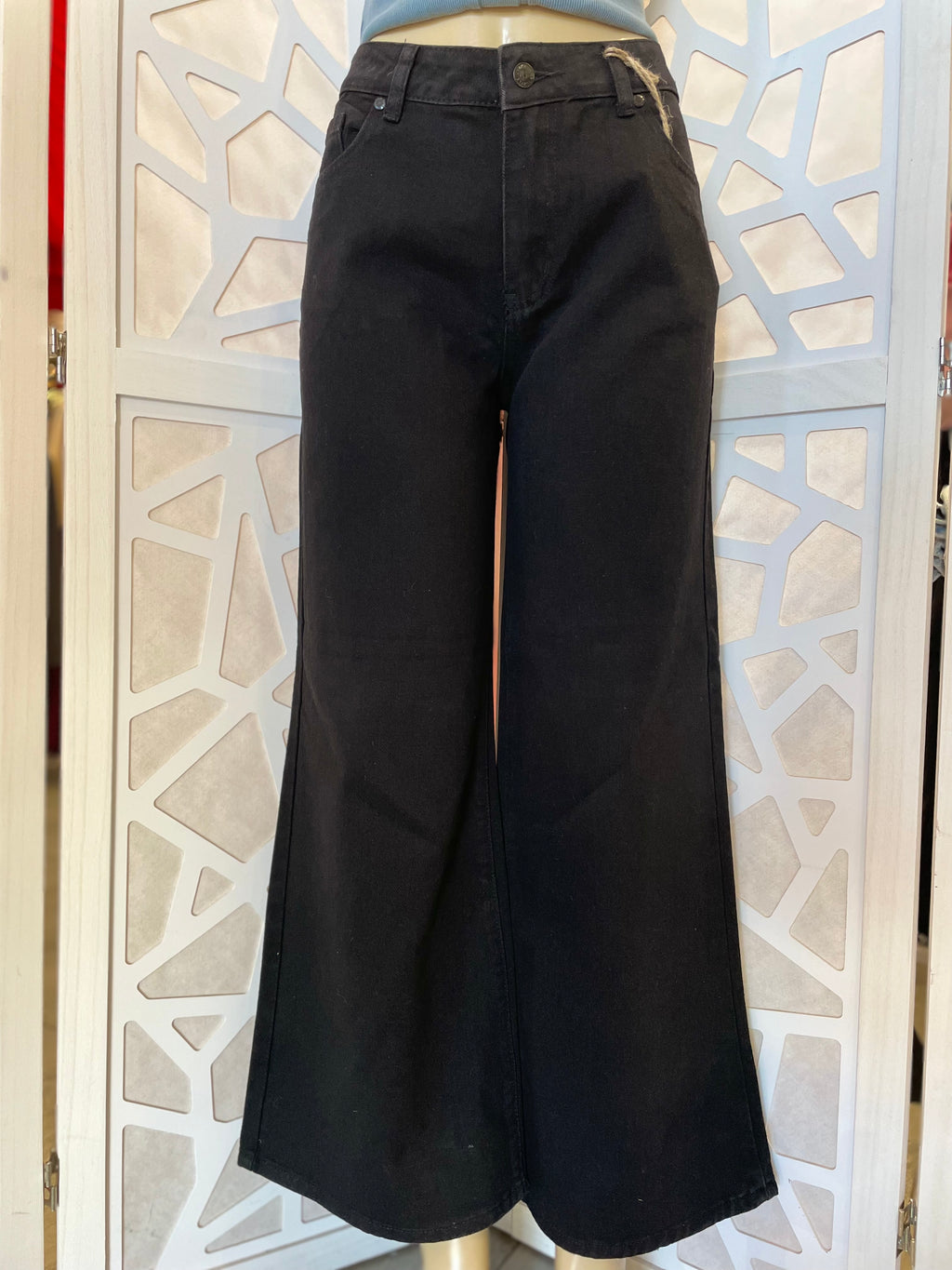 Sammy Black Wide Leg jeans