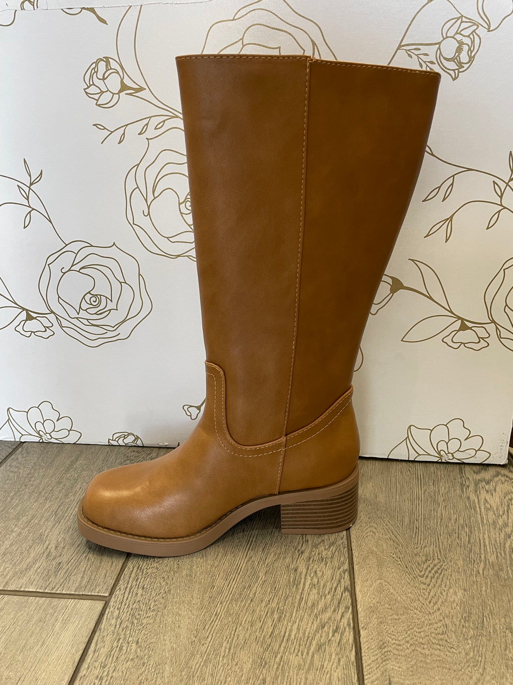 Tan Belvin boot