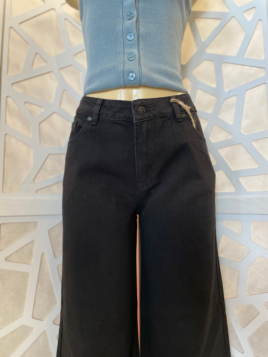Sammy Black Wide Leg jeans