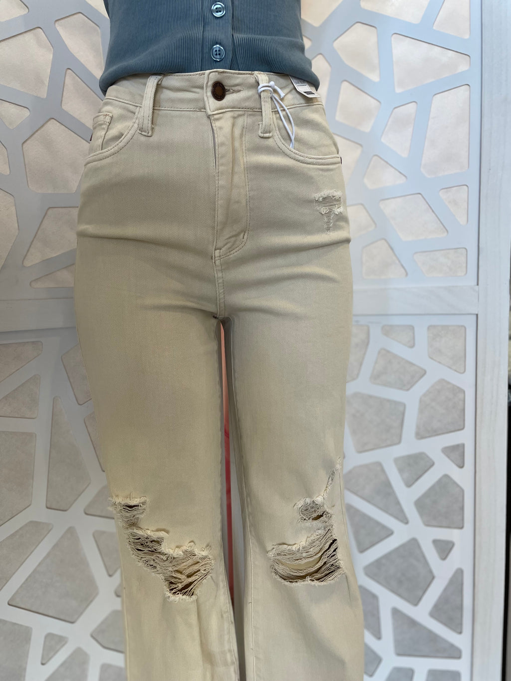 JB Bone Germent Dyed Destroy 90’s Straight