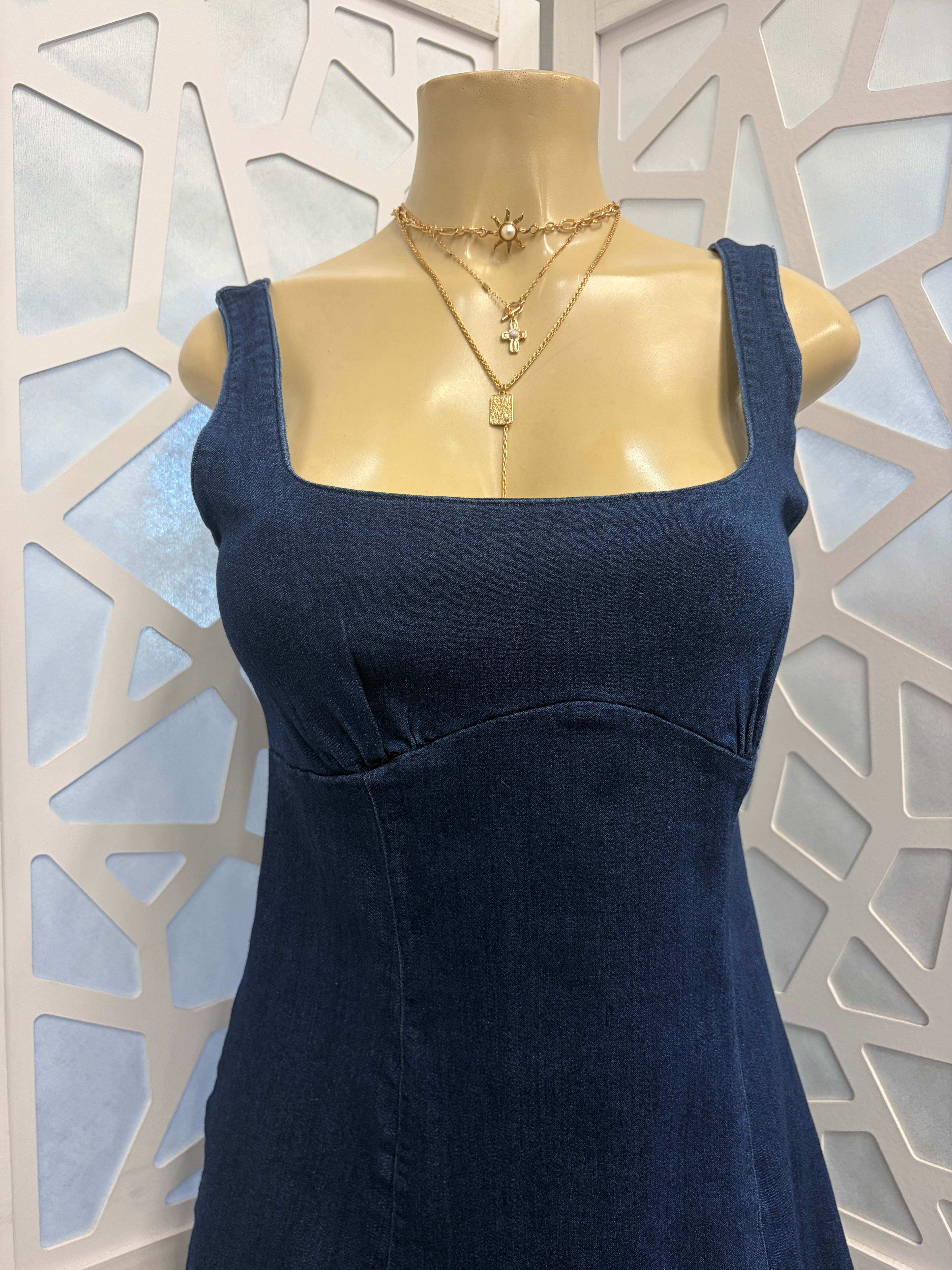 Dark Denim Mini Dress