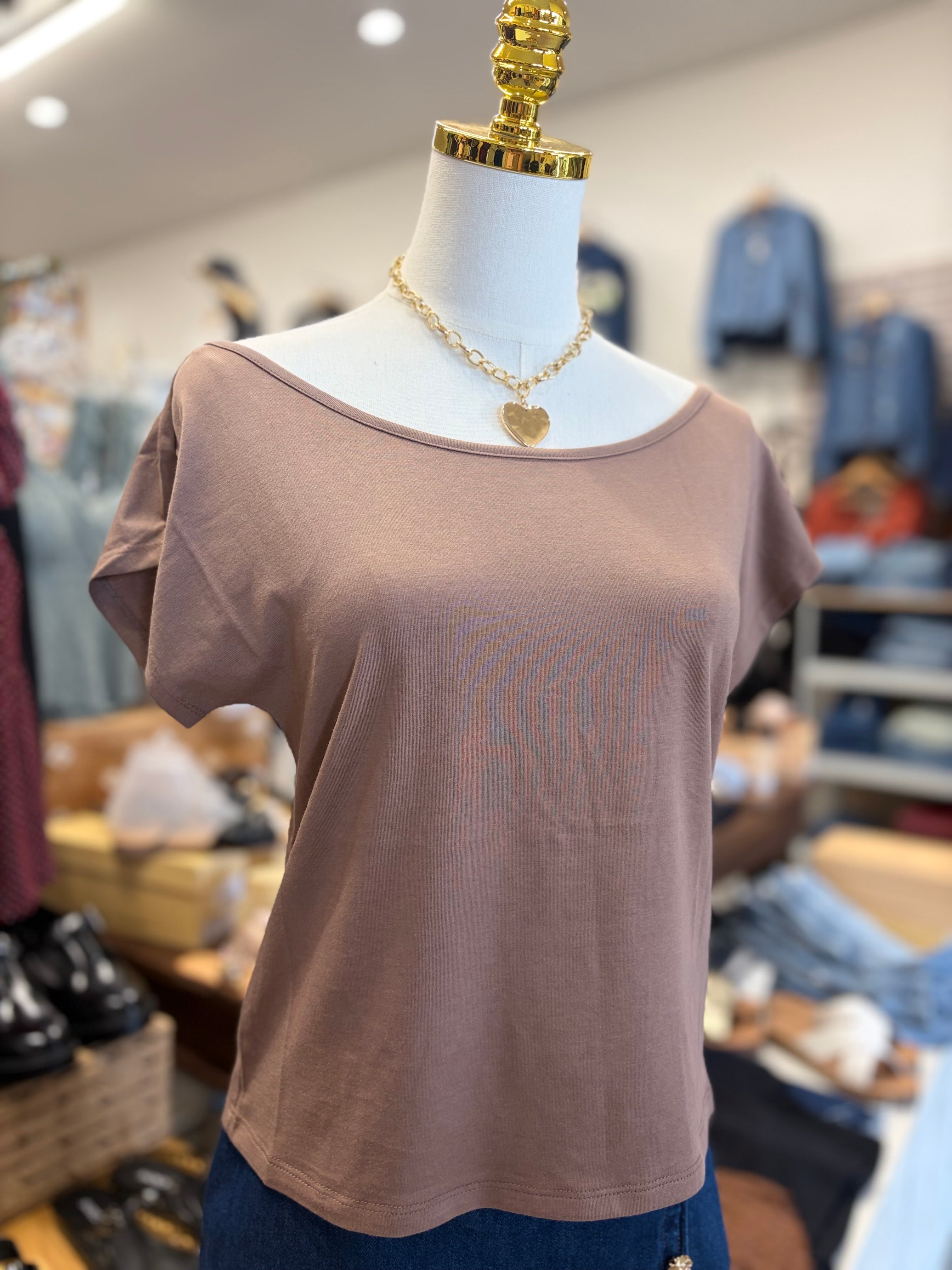 Pine Bark Off Shoulder Top