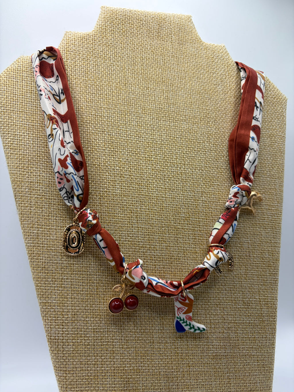 Western Scarf Necklace