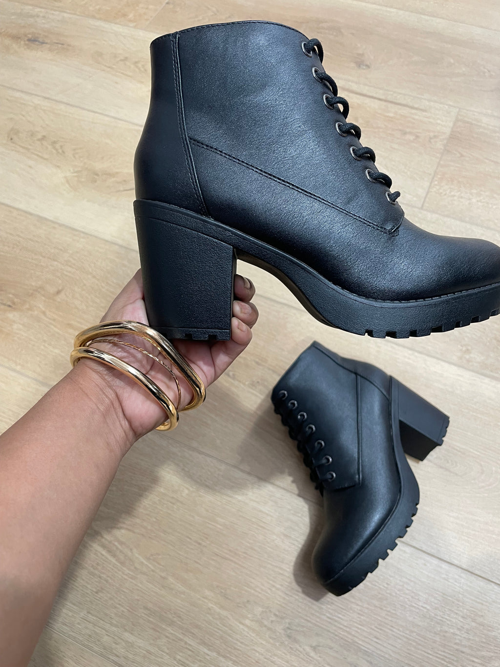 Sayana thick heel bootie