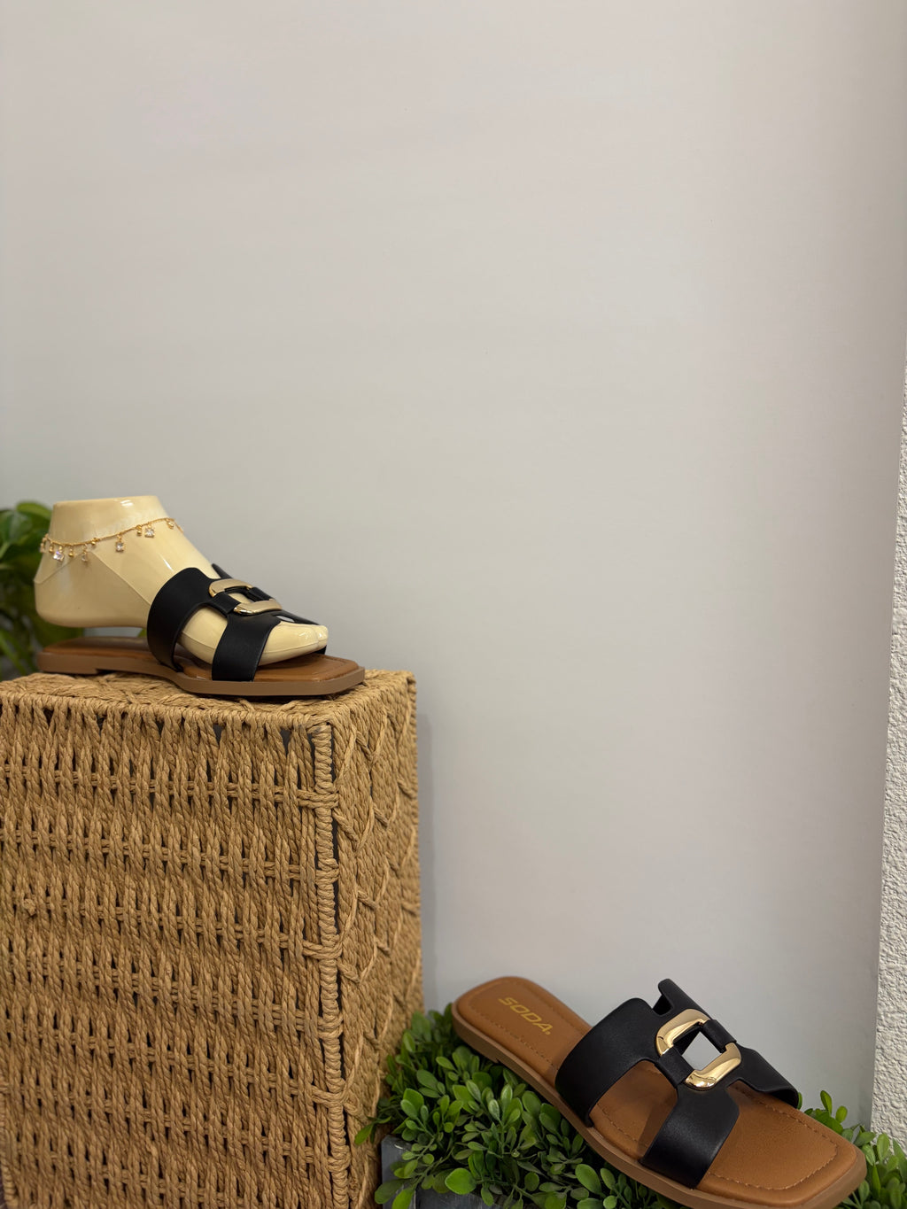gold buckle Sandal