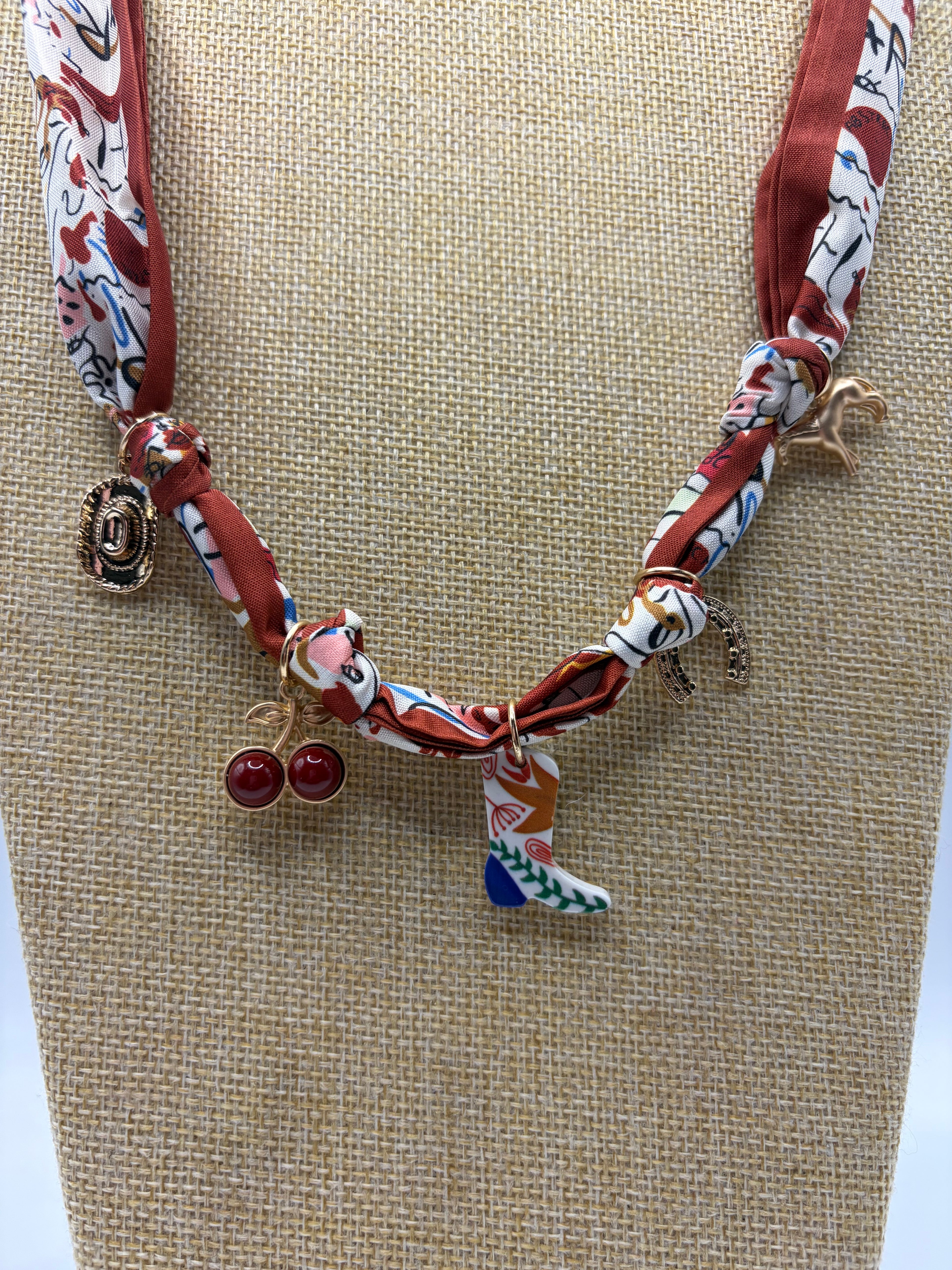 Western Scarf Necklace