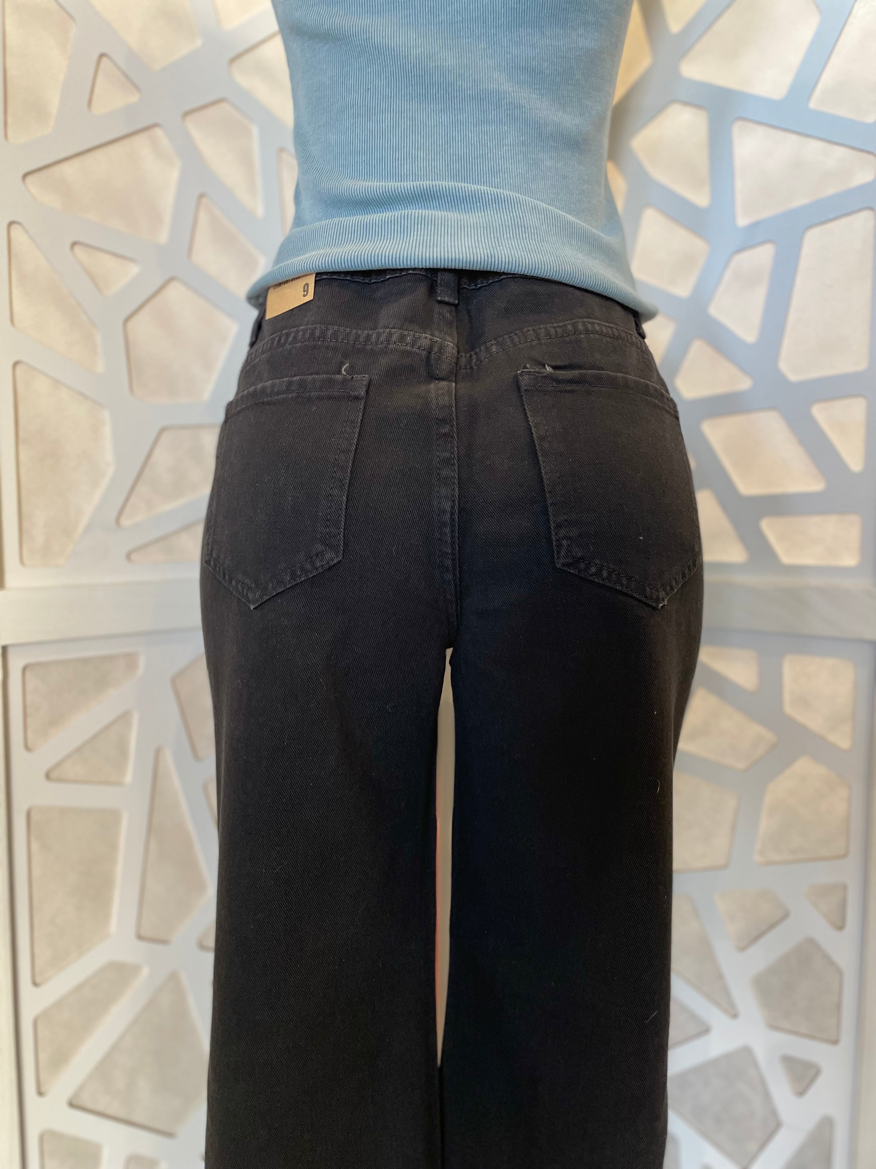 Sammy Black Wide Leg jeans