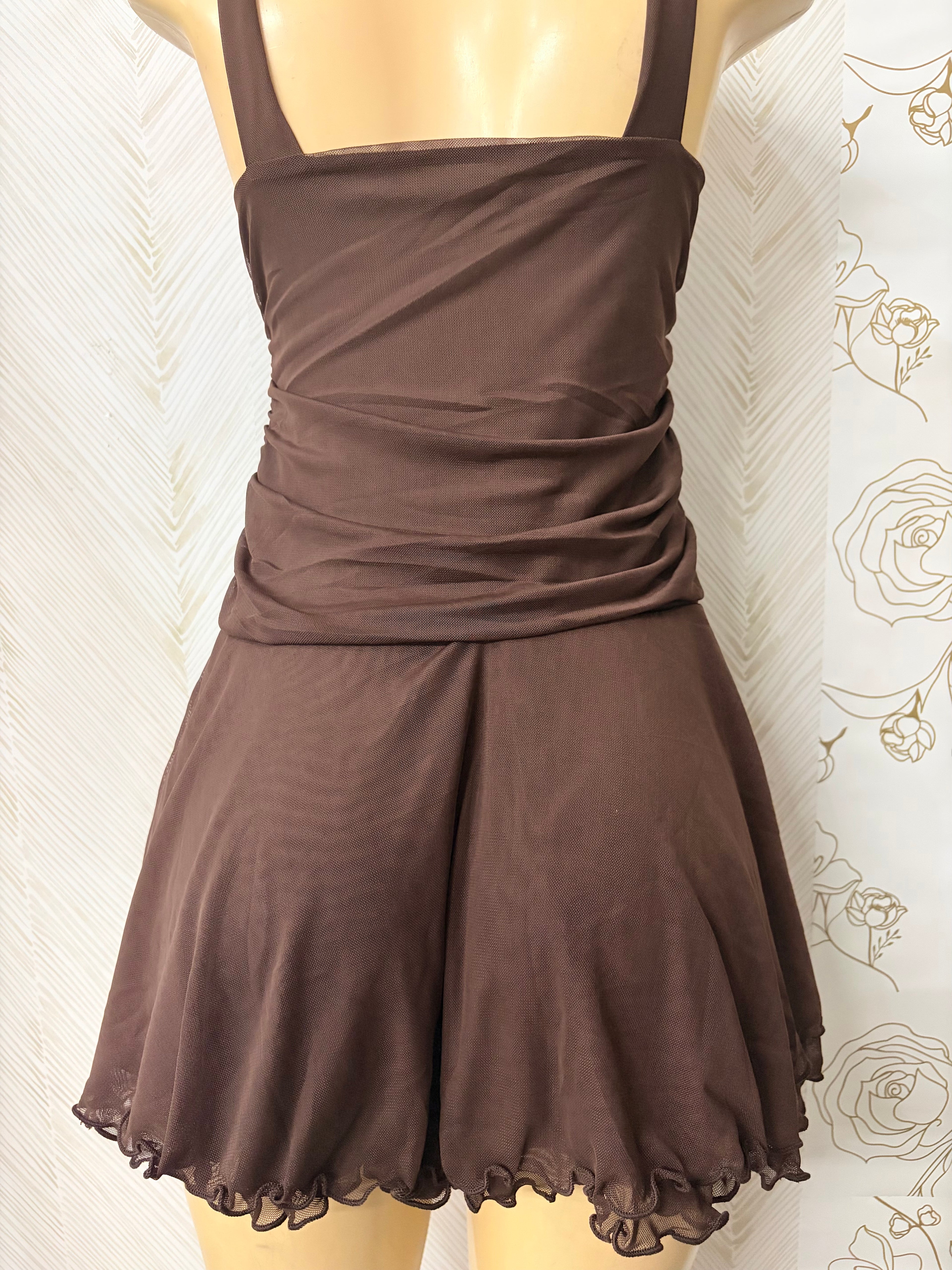 Downtown Brown Cocktail Dress