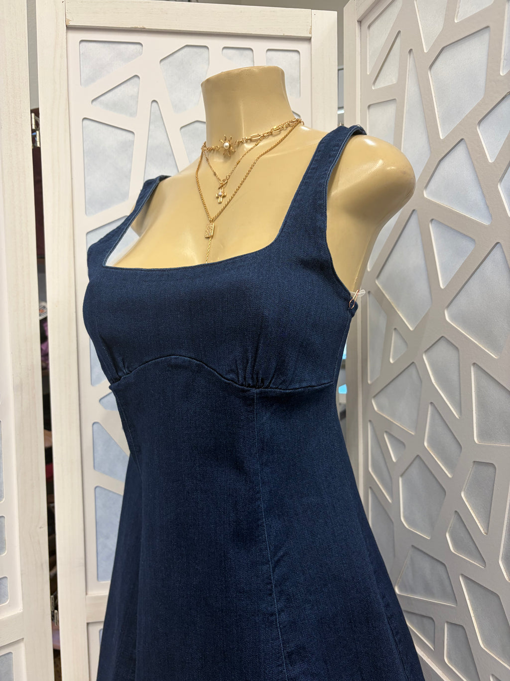 Dark Denim Mini Dress