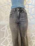 JB Grey HW Rhinestone Straight