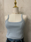 Blue Basic Tank Top