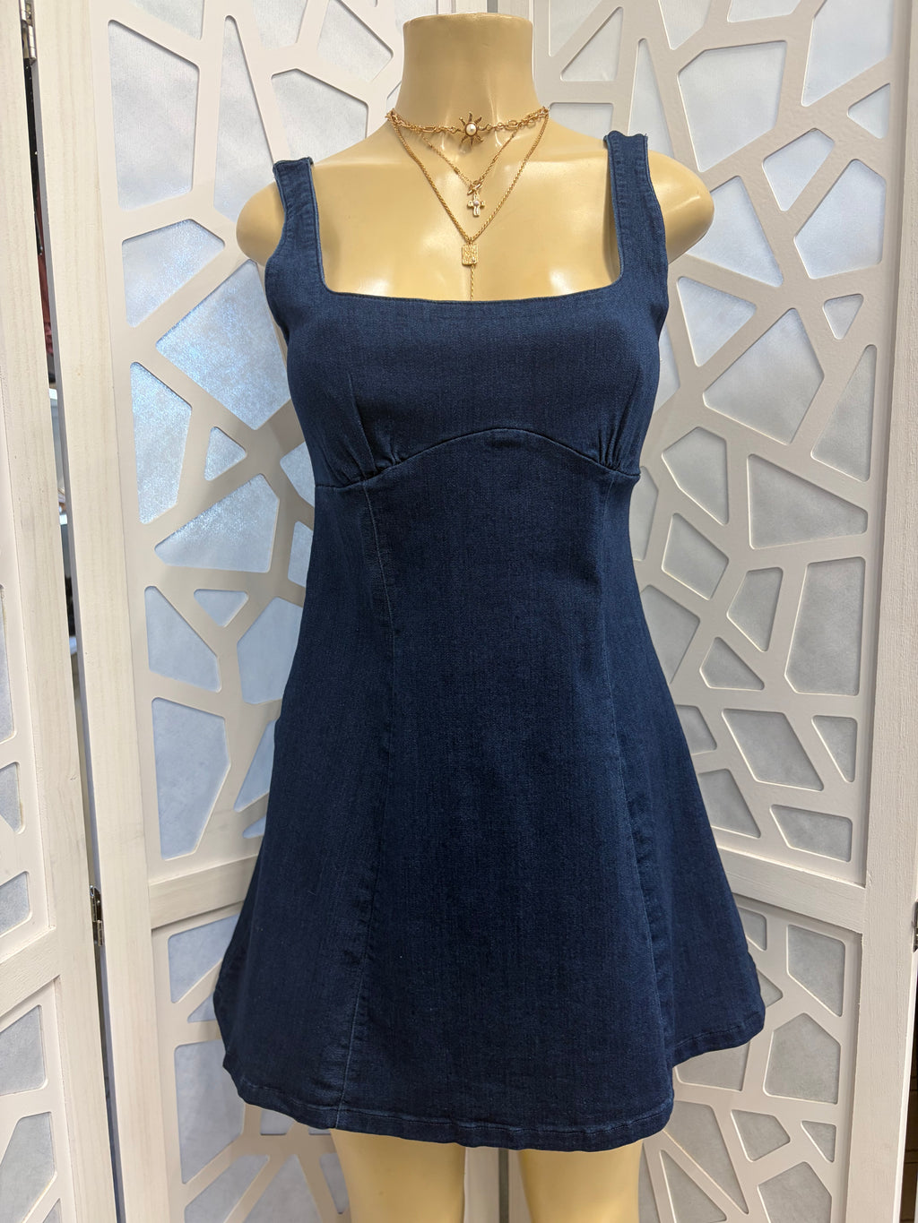 Dark Denim Mini Dress