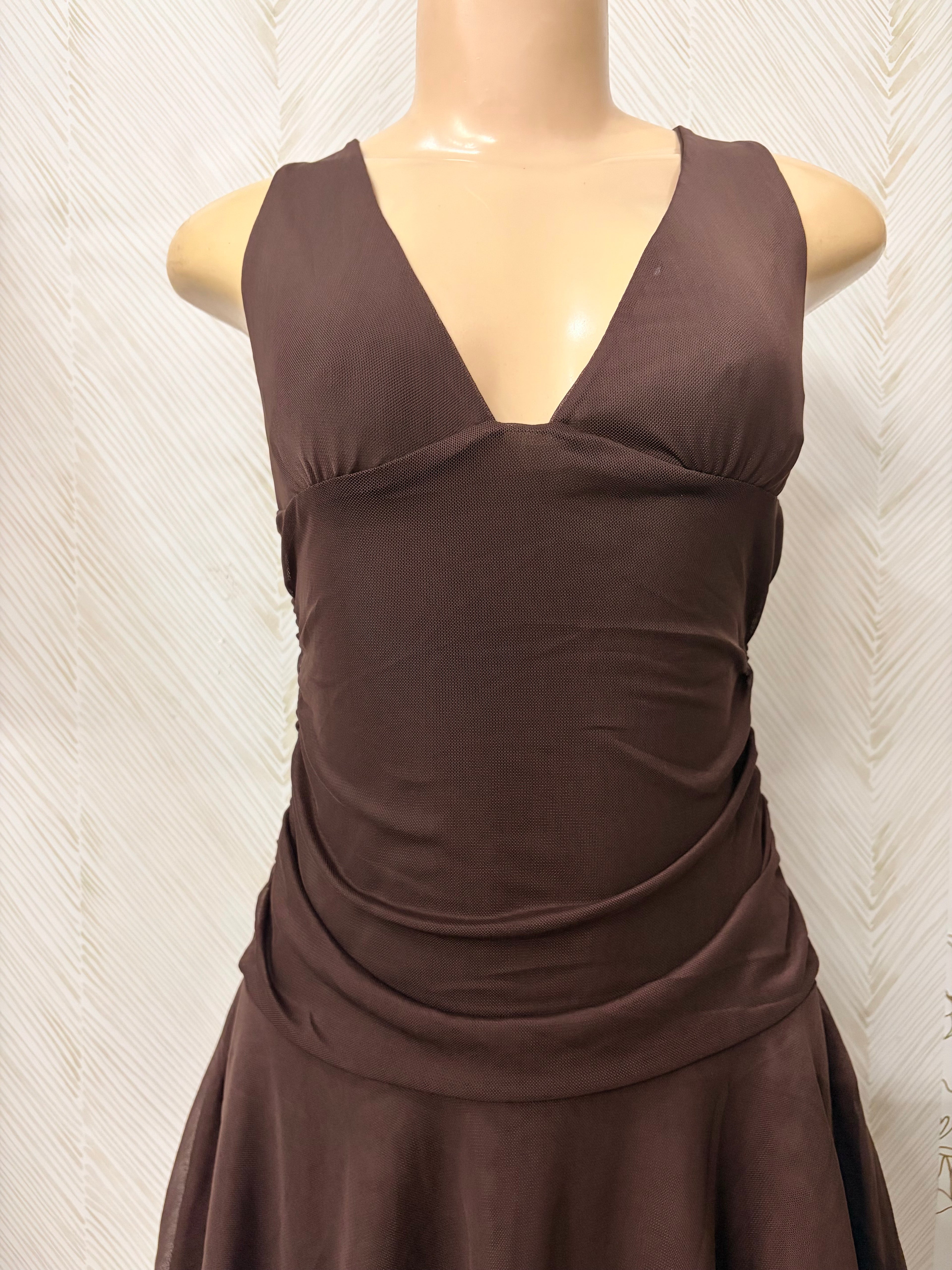 Downtown Brown Cocktail Dress