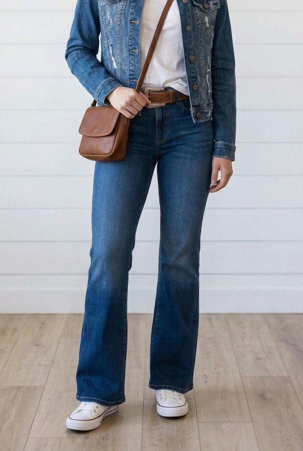 Dark denim Flare Jeans