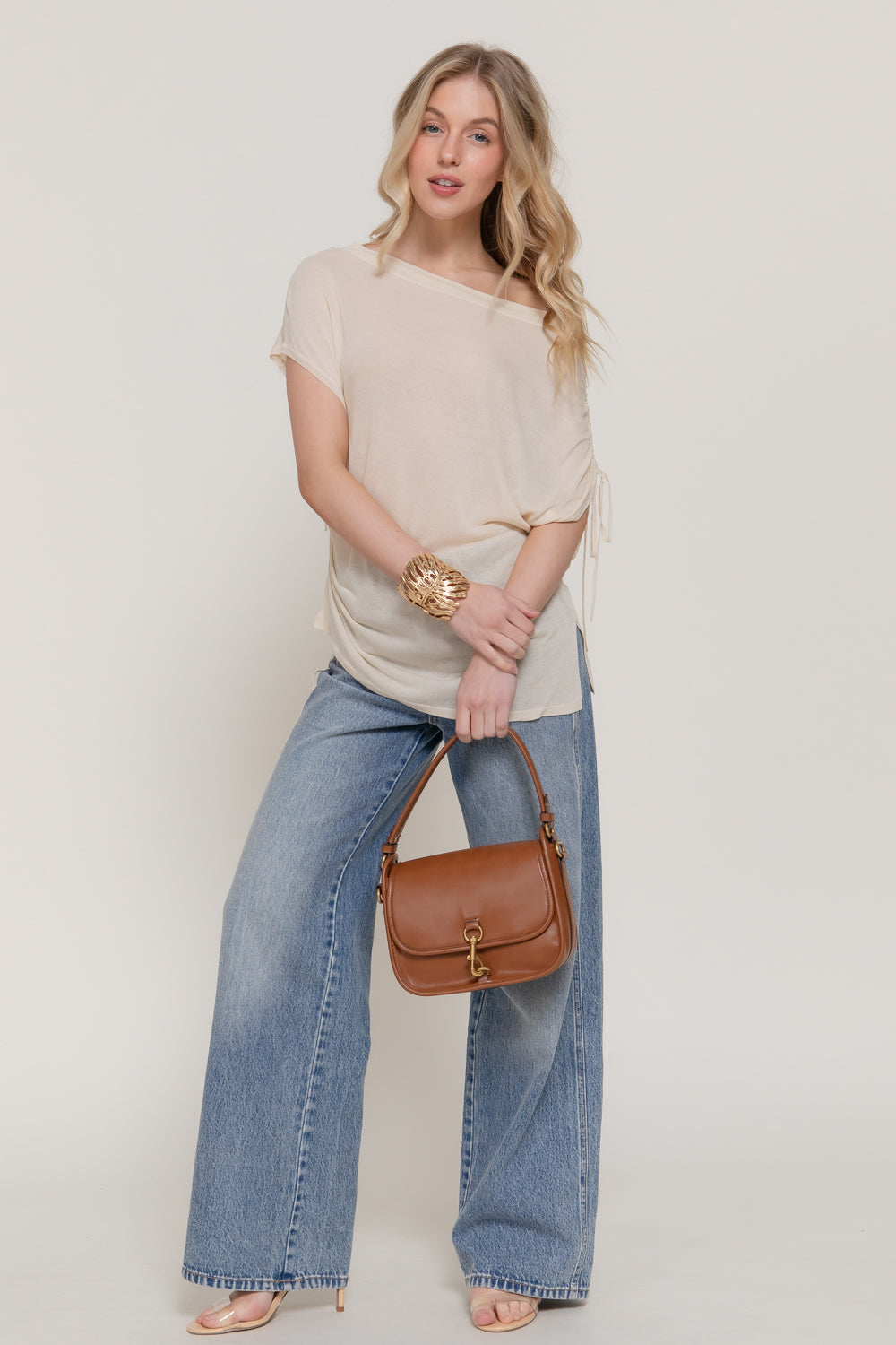 ASYMMETRIC SWEATER TOP