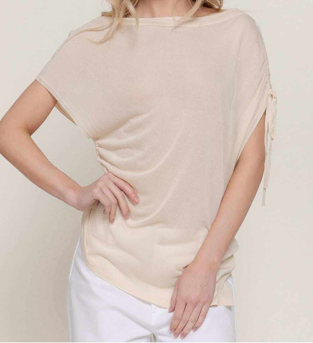 ASYMMETRIC SWEATER TOP